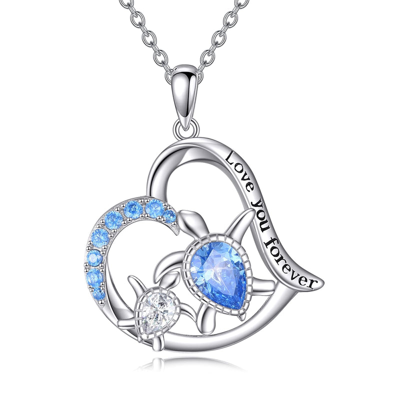 Turtle Heart Necklace