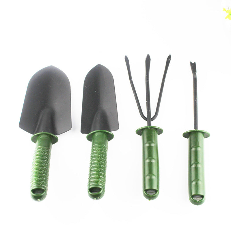 Gardening Tool Set with Plastic Handles