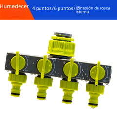 Garden Lawn European Water Tap 1-In-4 Outlet Divider
